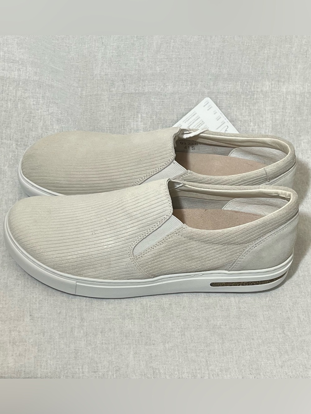 Birkenstock Oswego Antique White Slip-On Suede Shoes Women’s 10 Men’s 8 Narrow